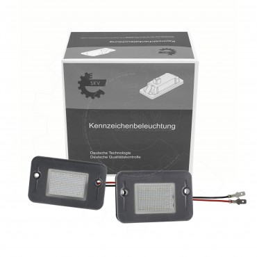 2 Feux de Plaque d'Immatriculation Pour Land Rover Discovery I II