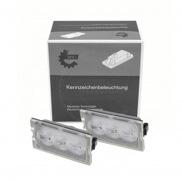 2 Feux de Plaque d'Immatriculation Pour Land Rover Discovery III IV Freelander 2