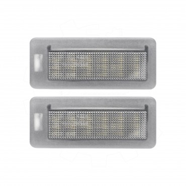 2 Feux de Plaque d'Immatriculation Pour Opel Combo Fiat Doblo 1224007 1224012
