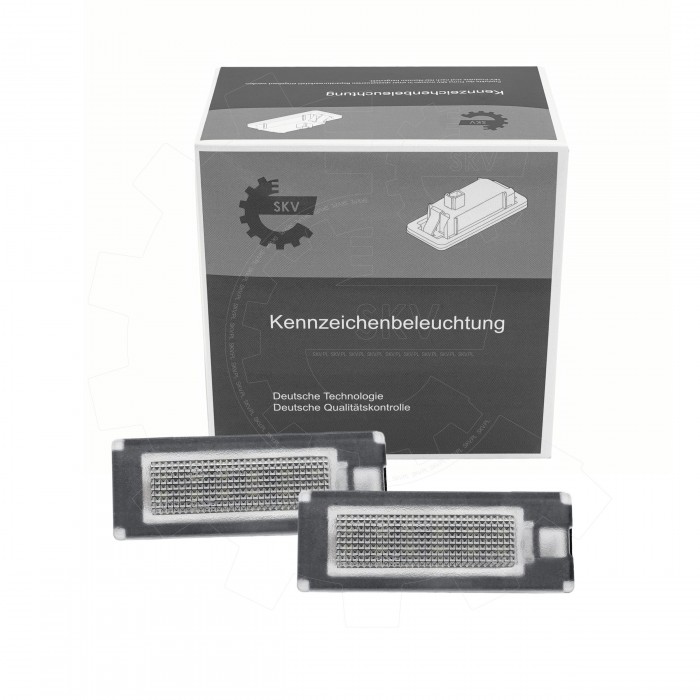 2 Feux de Plaque d'Immatriculation Pour Peugeot Fiat Citroën 1307272070 6350AX