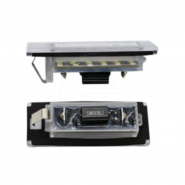 2 Feux de Plaque d'Immatriculation Pour Peugeot Fiat Citroën 1307272070 6350AX