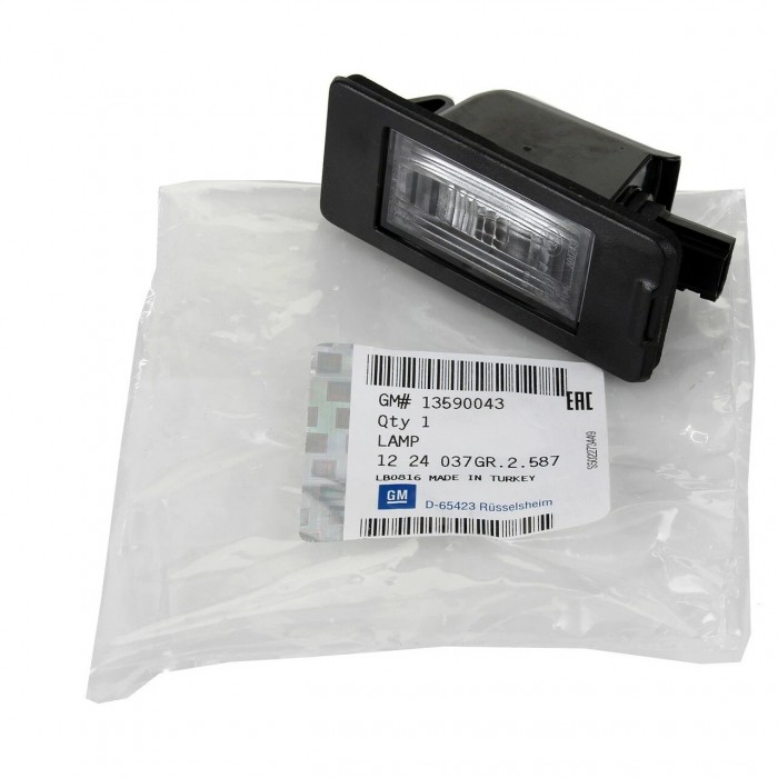 éclairage Feux Plaque d'Immatriculation Pour Opel Astra J Zafira