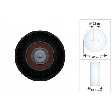 Poulie Tendeur Courroie d'Accessoire Pour Ford Galaxy Kuga II S-Max 2168593