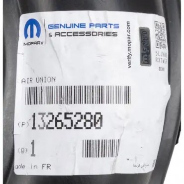 Tuyau d'Admission d'Air Pour Opel Astra J Vauxhall Astra VI 13265280, 1302123