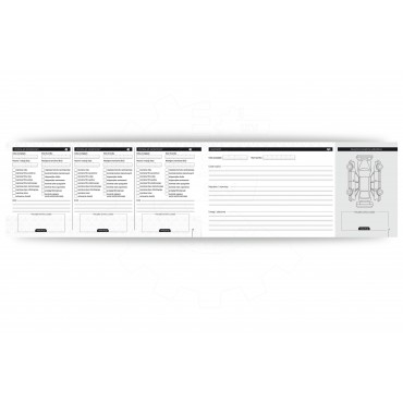 Carnet d'Entretien 50 pièces