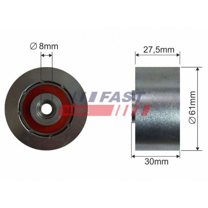 Galet Tendeur Courroie d'Accessoire Pour Opel Fiat Alfa Romeo Chevrolet 24436052