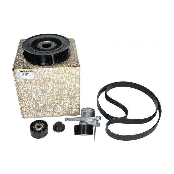 Kit Galet Courroie d'Accessoire + Poulie Damper Pour Nissan Qashqai X-Trail