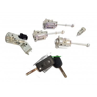 Kit Serrures Portes Contacteur d'Allumage Pour Peugeot Partner