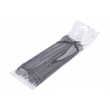 100 colliers de Serrage Cirflex Noir 3,6x200mm