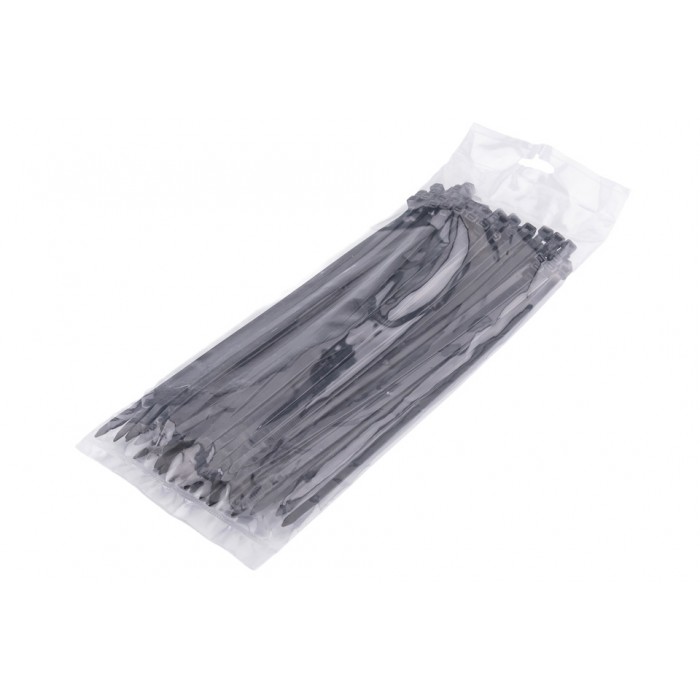 100 colliers de Serrage Cirflex Noir 4,8x250mm