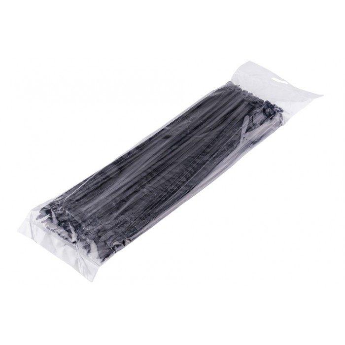 100 colliers de Serrage Cirflex Noir 4,8x300mm