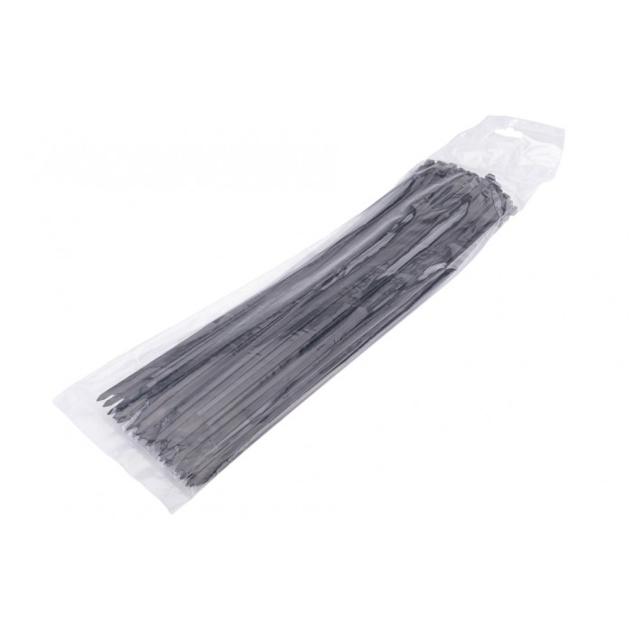 100 colliers de Serrage Cirflex Noir 4,8x370mm