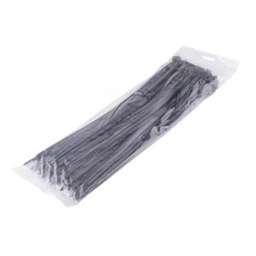 100 colliers de Serrage Cirflex Noir 7,6x400mm