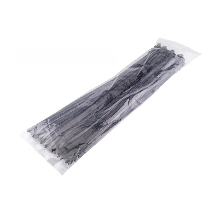 100 colliers de Serrage Cirflex Noir 7,6x500mm