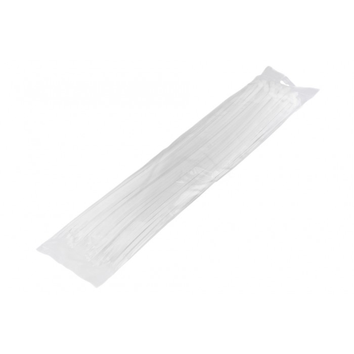 100 colliers de Serrage Cirflex Blanc 4,8x450mm