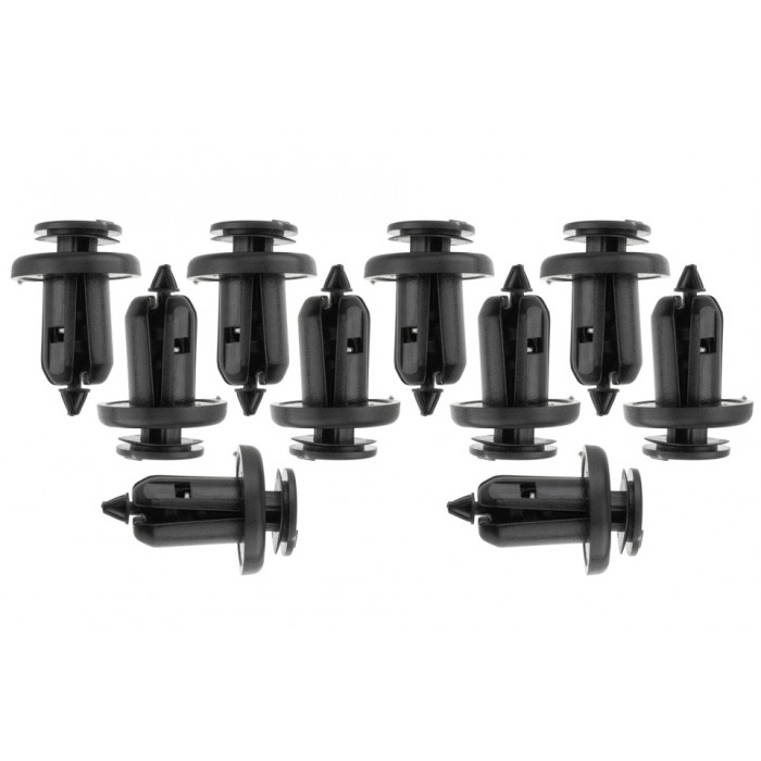 10 Clips Garniture Pare Choc Pour Honda Accord VIII Civic CR-V III 91506S9A003