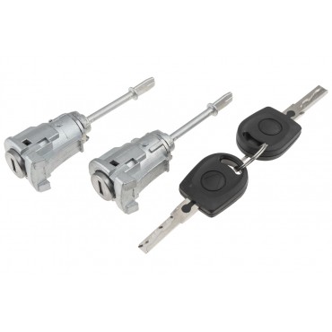 2 Serrure de Porte Avant Barillet Pour Seat Ibiza III 6L3837167C, 6L3837168C