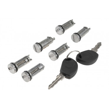 Kit Serrures de Porte Barillets + Clés Pour Iveco Daily IV 2996076, 2996075