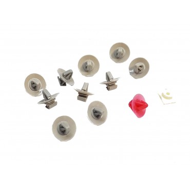 Lot Clips Moulure de Porte Pour Renault Trafic II