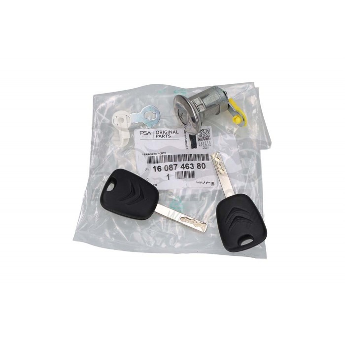 Barillet Serrure de Porte Avant Gauche Pour Peugeot Toyota Citroën 1608746380