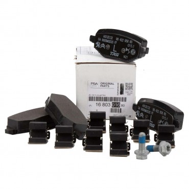 Kit Plaquette de Frein Arrière Pour Peugeot 208 2008 II Opel Fiat Citroën