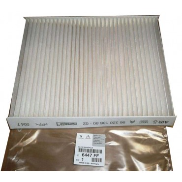 Filtre Habitacle Pour Citroën Xsara 6447LN, 6447FF, 6444FF