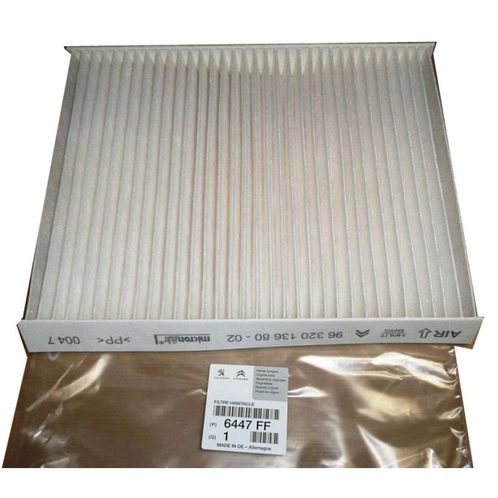 Filtre Habitacle Pour Citroën Xsara 6447LN, 6447FF, 6444FF