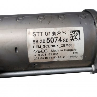 Démarreur Pour Peugeot 208 308 II III Opel Toyota Citroën 95528510, 39181723