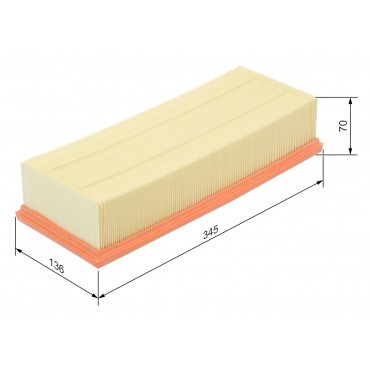 Filtre à Air Pour VW Beetle Audi Seat Skoda 1K0129620D 1K0129620F 1K0129620G