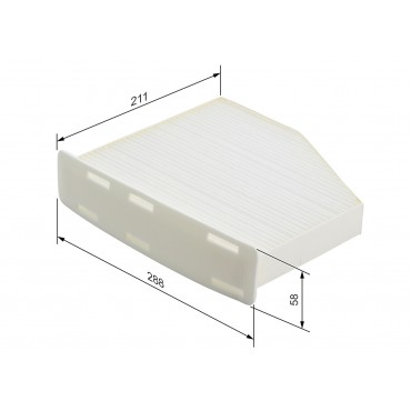 Filtre Habitacle Pour VW Audi Seat Skoda 1K0819644A 1K0819644B 1K0819644