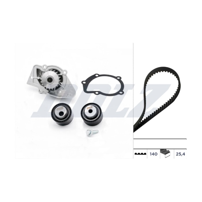 Kit Distribution + Pompe à Eau Pour Peugeot Fiat Toyota Citroën Berlingo Jumpy