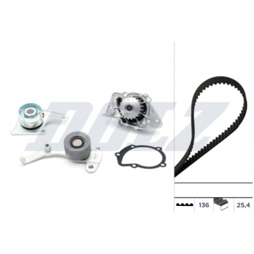 Kit Distribution + Pompe à Eau Pour Peugeot VW Fiat Ducato Scudo Citroën