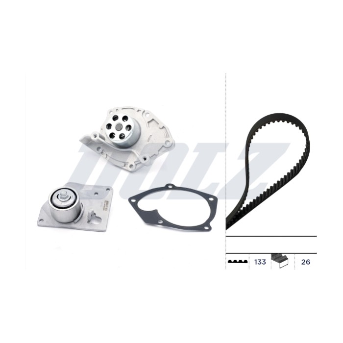 Kit Distribution + Pompe à Eau Pour Renault Grand Scénic II Laguna Megane