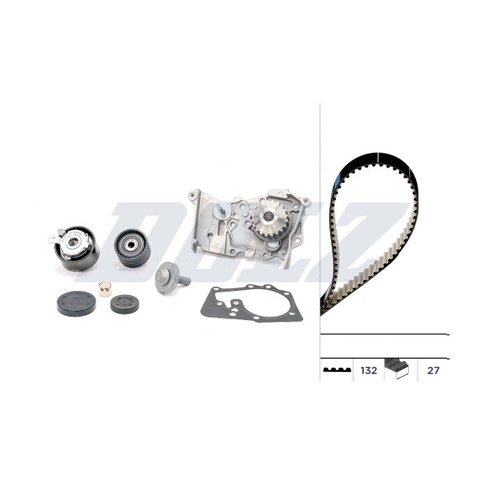 Kit Distribution + Pompe à Eau Pour Renault Clio II III Kangoo Dacia Nissan