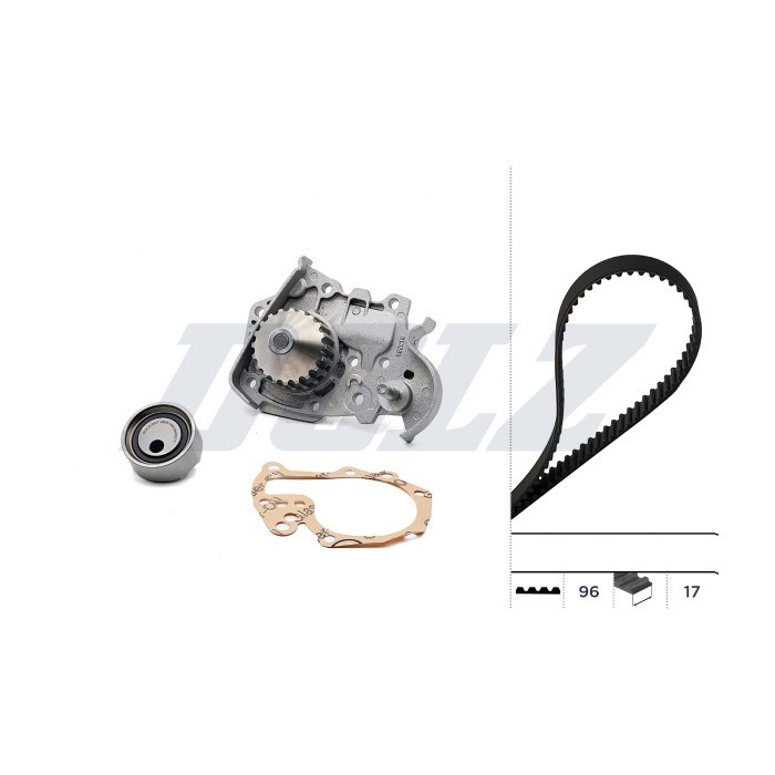 Kit Distribution + Pompe à Eau Pour Renault Clio II Kangoo Logan Megane I Dacia