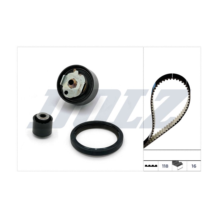 Kit Courroie Distribution Pour Peugeot Opel Citroën DS 1623231680 1654516080