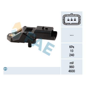 Capteur Pression de Suralimentation Pour Peugeot Fiat Ford Toyota 1920.GH