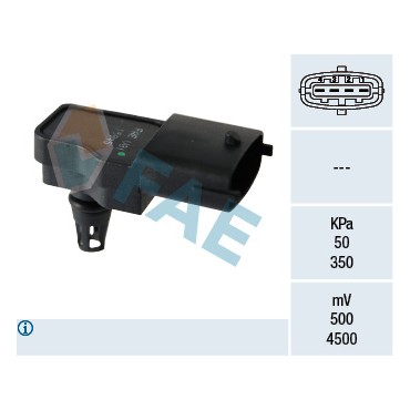 Capteur Pression de Suralimentation Pour Renault Grand Scénic II Laguna Megane