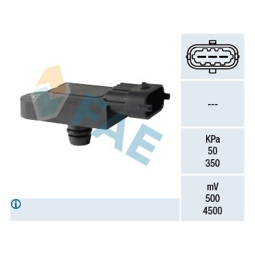 Capteur Pression de Suralimentation Pour Renault Dacia Opel Nissan 8200292433
