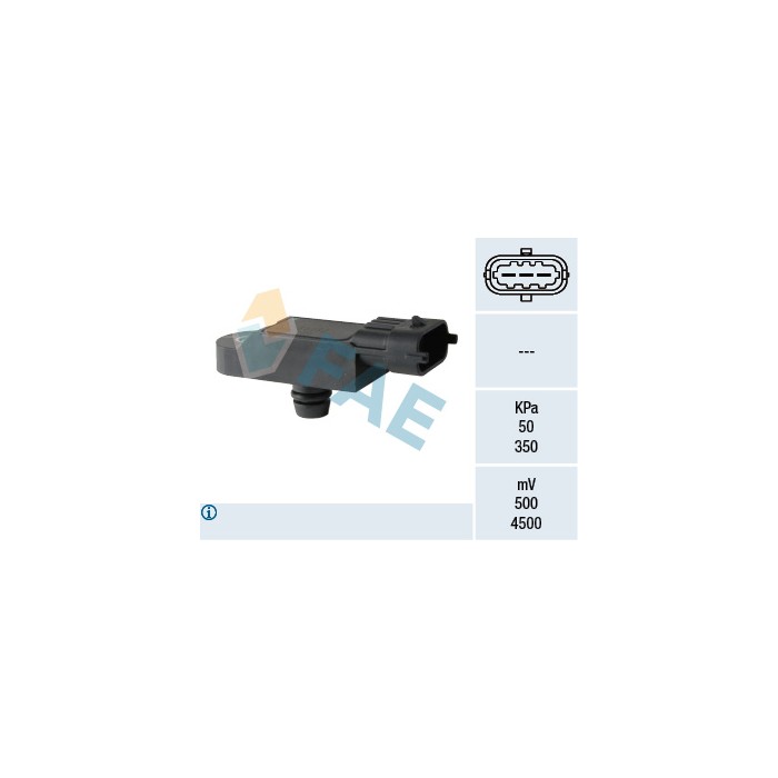 Capteur Pression de Suralimentation Pour Renault Dacia Opel Nissan 8200292433