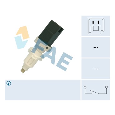 Contacteur de Feu Stop Pour Peugeot Fiat Alfa Romeo Citroën 4534.29 46433243