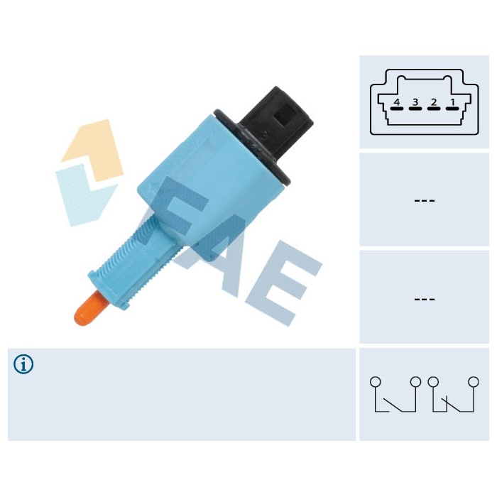 Contacteur de Feu Stop Pour Renault Fluence Grand Scénic III Megane CC I Scenic