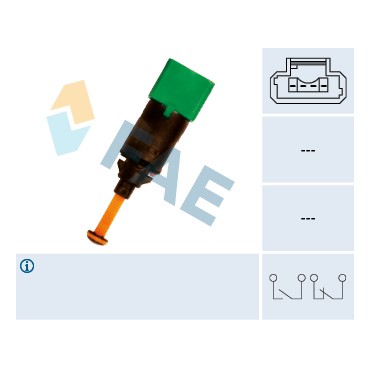 Contacteur de Feu Stop Pour Peugeot Fiat Citroën Lancia 1606480480 9150103780