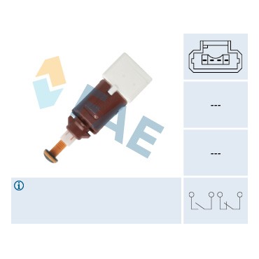 Contacteur de Feu Stop Pour Renault Mercedes-Benz Opel Nissan 8200168238 4419587