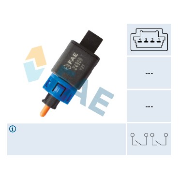 Contacteur de Pédale d'Embrayage Pour Renault Grand Scénic III 253252710R