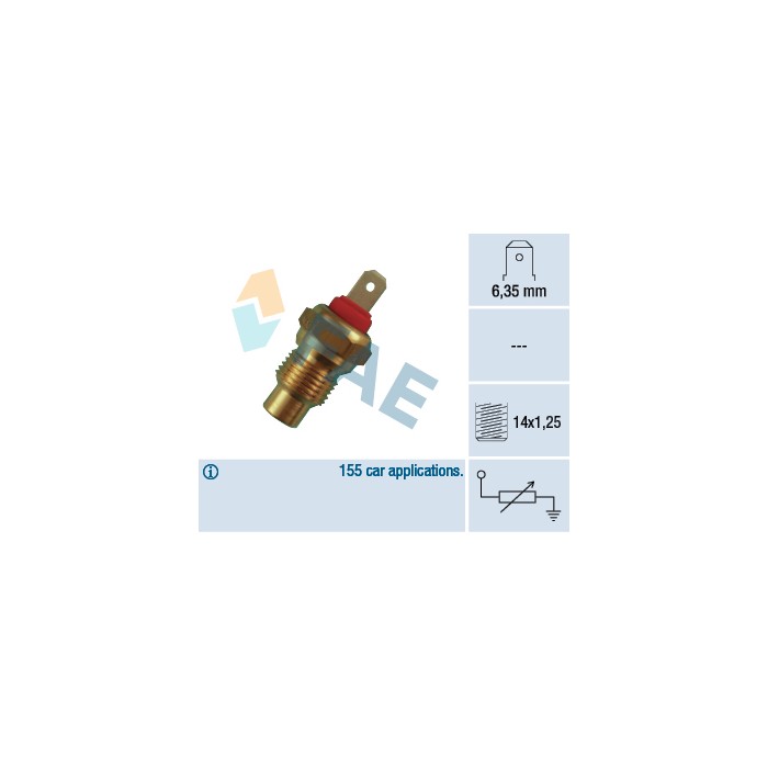Sonde de Température Liquide de Refroidissement Pour Peugeot 205 Fiat Citroën