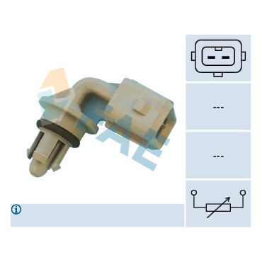 Capteur Température d'Air d'Admission Pour Peugeot Renault Dacia Opel 1920.1J