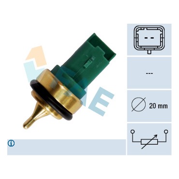 Sonde de Température Liquide de Refroidissement Pour Peugeot 508 1007 3008 5008