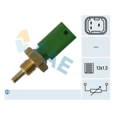 Sonde de Température Liquide de Refroidissement Pour Renault Wind 8200699074