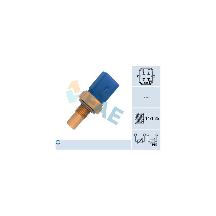 Sonde de Température Liquide de Refroidissement Pour Peugeot Fiat Citroën